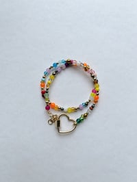 Image 1 of Bracelet LOVE multicolore