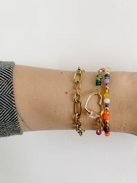 Image 2 of Bracelet LOVE multicolore