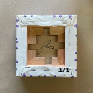 Image of "When I Grow Up" 1/1 Mini Canvas (Lilac)