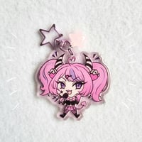 Image 1 of Pink Rock Mousey Keychains