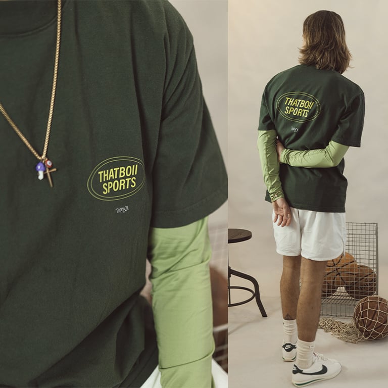 Image of THATBOII sports tee - GREEN