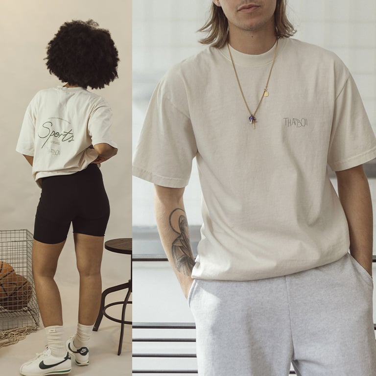 Image of THATBOII sports tee - CREME