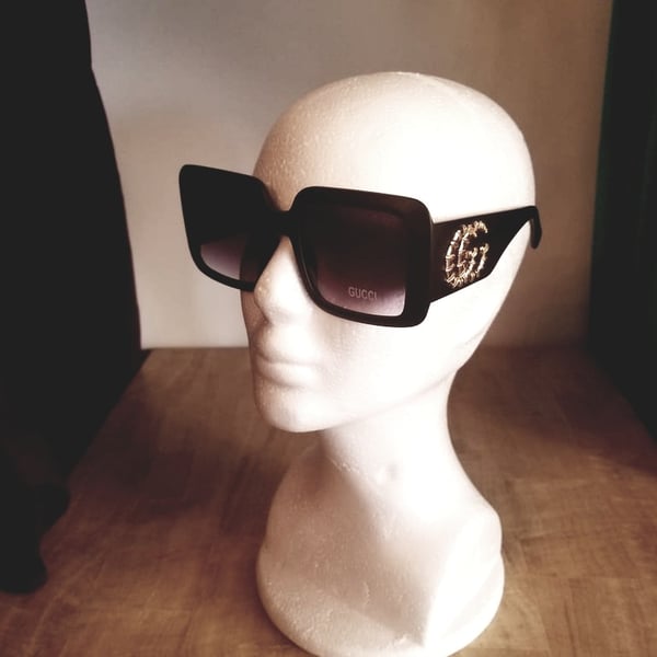 Image of Matte GG Sunglasses 