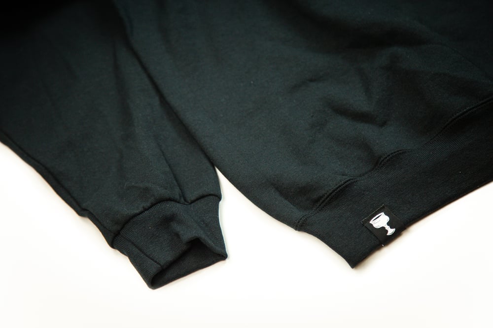 Outline 1/4 zip black