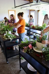 Image 4 of Floral FUNdamentals Workshop :: Sweet Summer Centerpieces