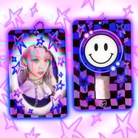 Image 1 of Smiley Face Acrylic Photocard Holder