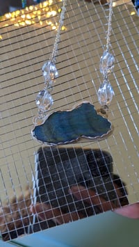 Image 2 of labradorite cloud necklace