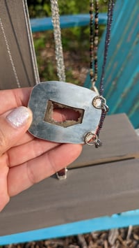 Image 3 of quartz druzy necklace