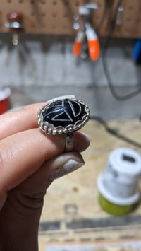 Image 1 of onyx ring size 8