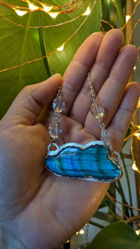 Image 1 of labradorite cloud necklace