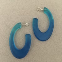 Image 2 of two tone hoops (2 options)