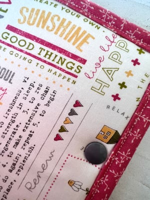 Image of Mini Case Thread Bed/Sweetwater/Gray Snaps