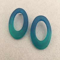 Image 3 of two tone hoops (multiple options)