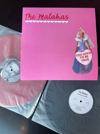 Image 1 of The Malakas - Too Good to Be True + Sorry Bout My Drinkin' - Double LP SIGNED J CARD SLEEVE