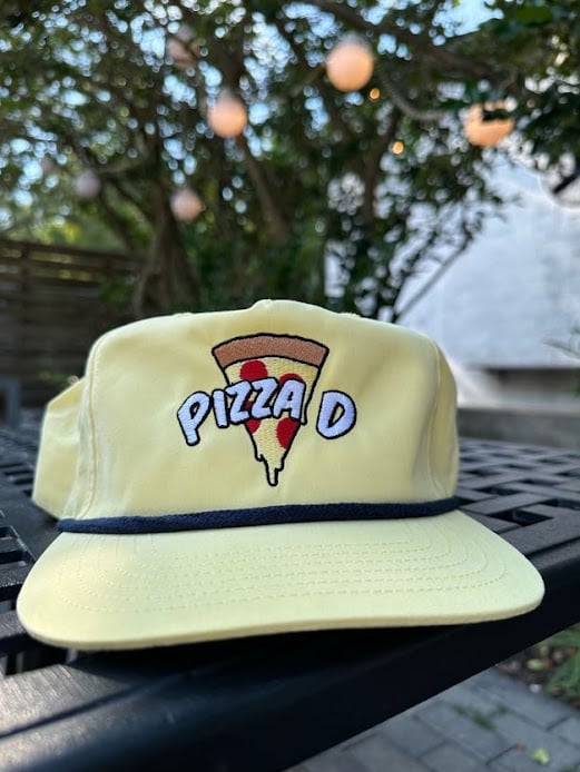 Image of Pizza D Hat - Yellow + Blue