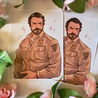 Image 1 of Jim Hopper .+* meowmeow art print