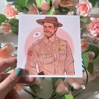 Image 2 of Jim Hopper, ♡ Donut .*+ art print