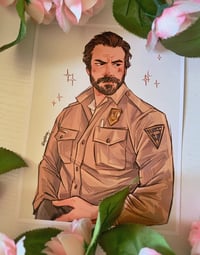 Image 3 of Jim Hopper .+* meowmeow art print