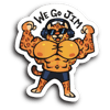 WE GO JIM! Jaguar Sticker