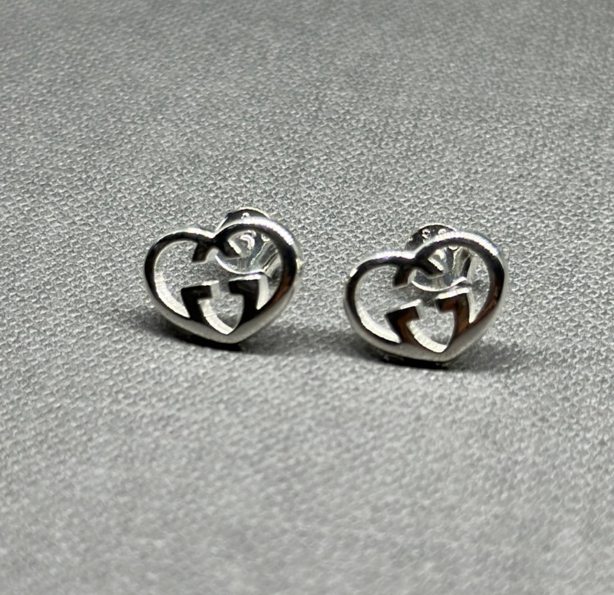 Image of NEW DROP ðŸŒž Authentic GG Silver Stud Earrings