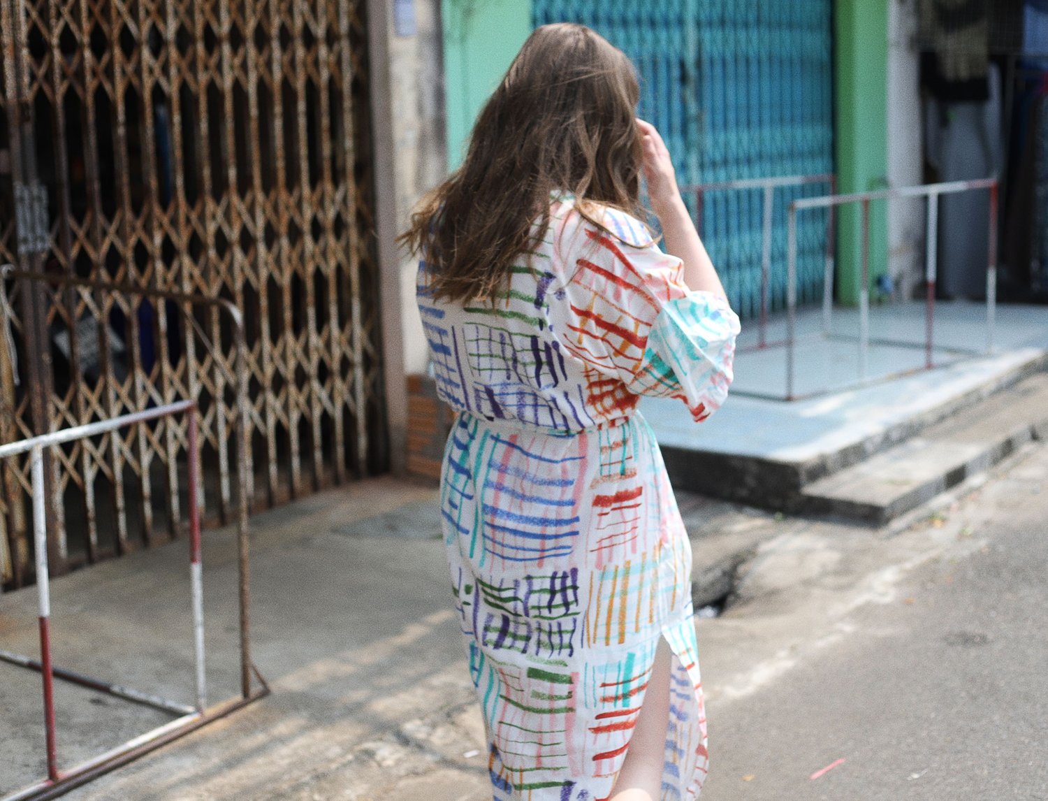 Image of CHALK DRAWING DRESS