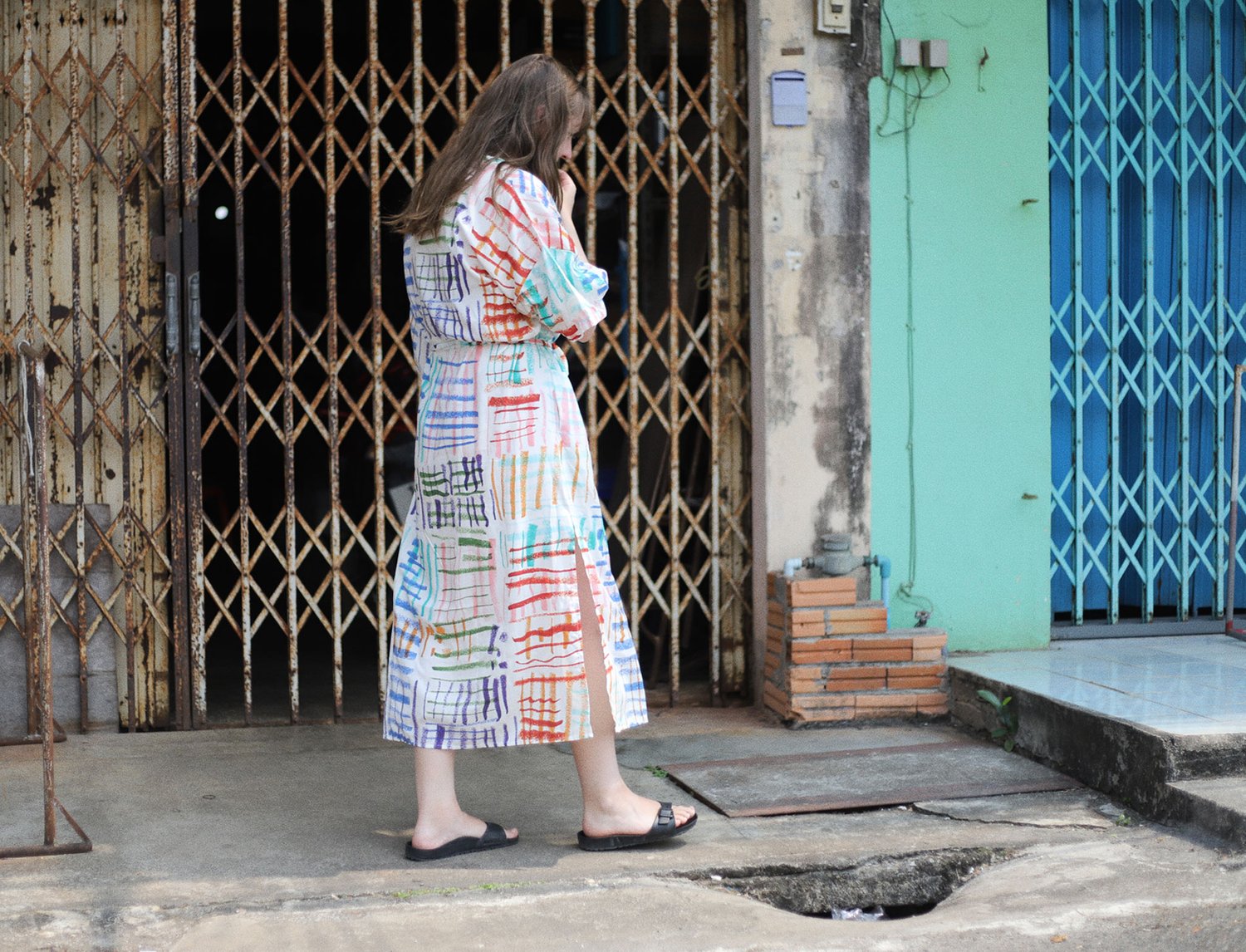 Image of CHALK DRAWING DRESS