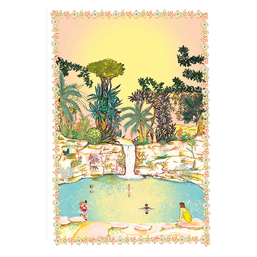 Image of WILD SWIMMING - LIMITED EDITION GICLEE PRINT - A4 - A3 - A2
