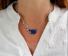 Senecio necklace - Lapis lazuli 
