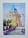 Original print of Radcliffe Camera in Oxford