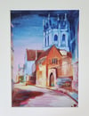 Original print of Merton College