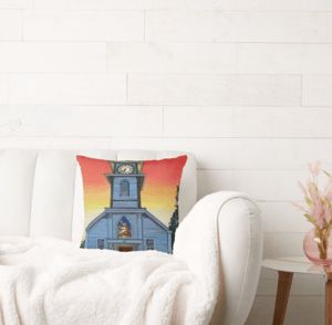 Image of Sunrise In Saxonburg Throw Pillow