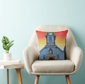 Image of Sunrise In Saxonburg Throw Pillow
