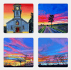 Sunrise Acrylic Coaster Set