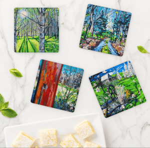 Image of Inner Nature Acrylic Coaster Set