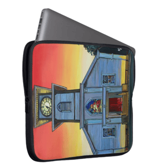 Image of Sunrise In Saxonburg Neoprene Laptop Sleeve