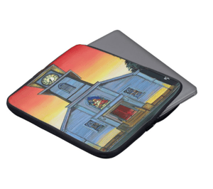 Image of Sunrise In Saxonburg Neoprene Laptop Sleeve 