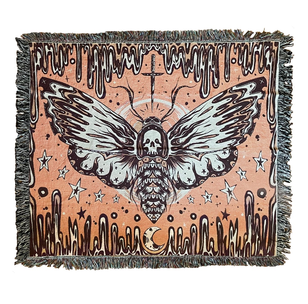 Image of Death's-Head Moth Blanket