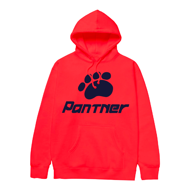 PANTHER RED ORGANIC HOODIE