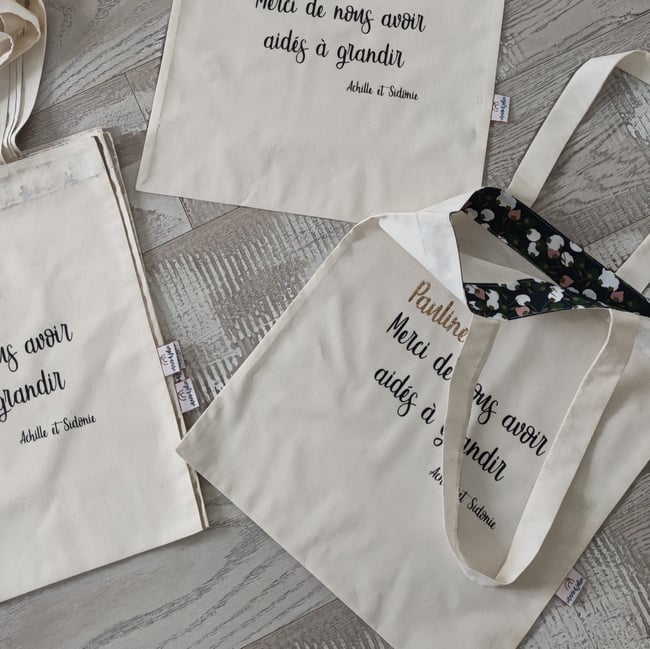 SUR COMMANDE - Tote Bag personnalisable
