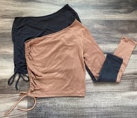 Off shoulder crop top 