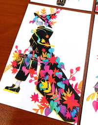 Image 3 of Electric leaves print set