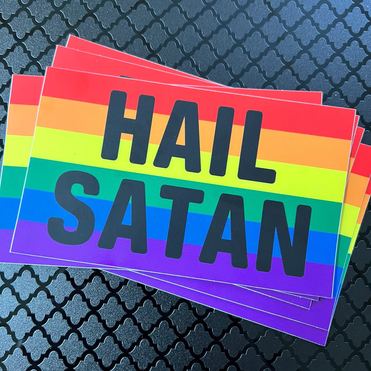 Hail Satan - Rainbow Sticker Pack