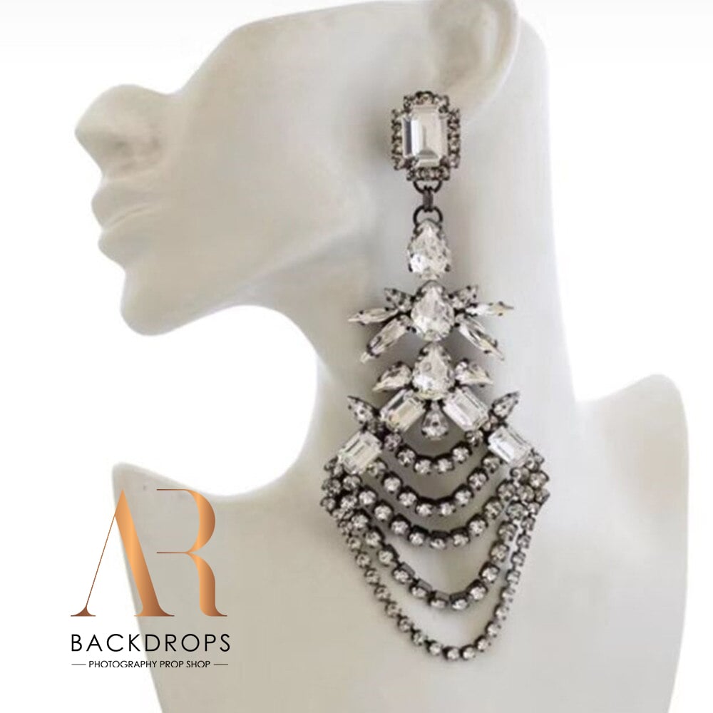 Image of Jemma crystal earrings