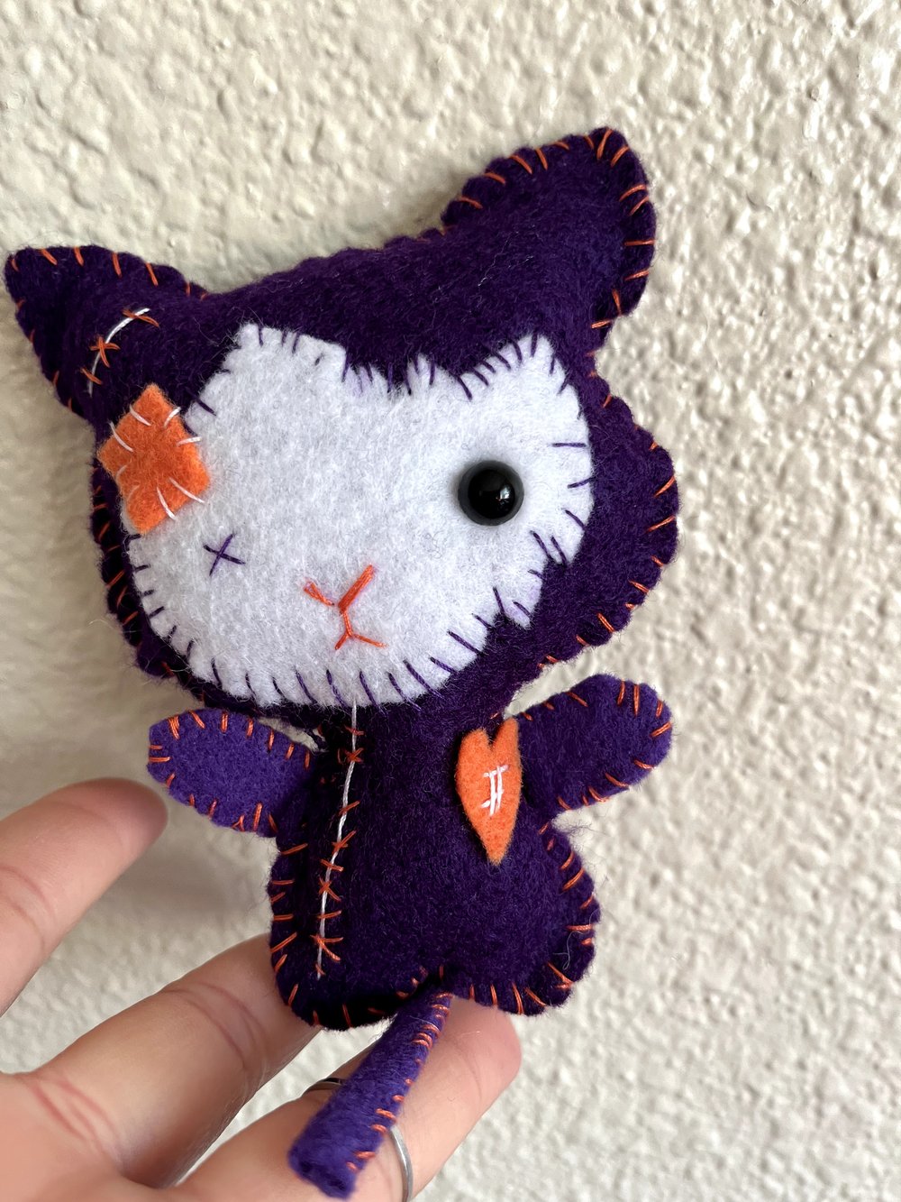 Handmade Voodoo Cat Plush Commission - Made to Order