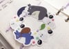 Totoro and Friends Clear Vinyl Sticker