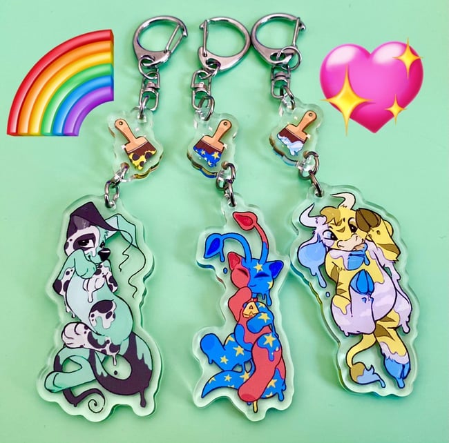 Neo☆Pets Connector Keychains