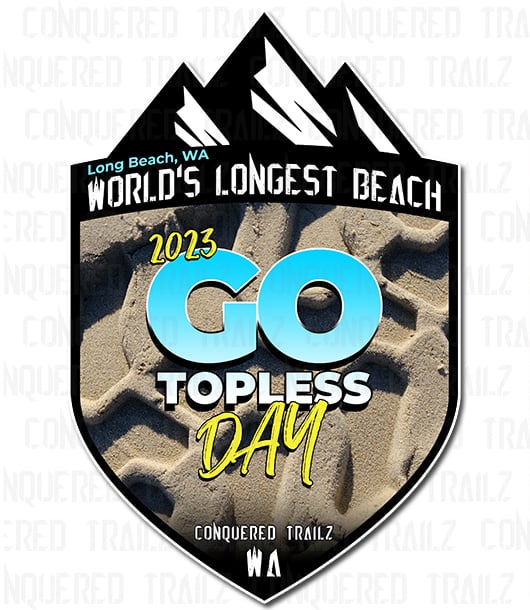 Image of Go Topless Day 2023, Long Beach - Event Badge