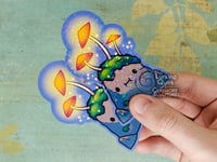 Image 2 of Mushroom Rock Sprite - 3 inch Vinyl Sticker