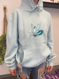 Image 2 of Articuno hoodie 💙 (baby blue) 