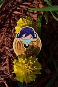 Image 2 of Noragami Yato Layered Wooden Pin